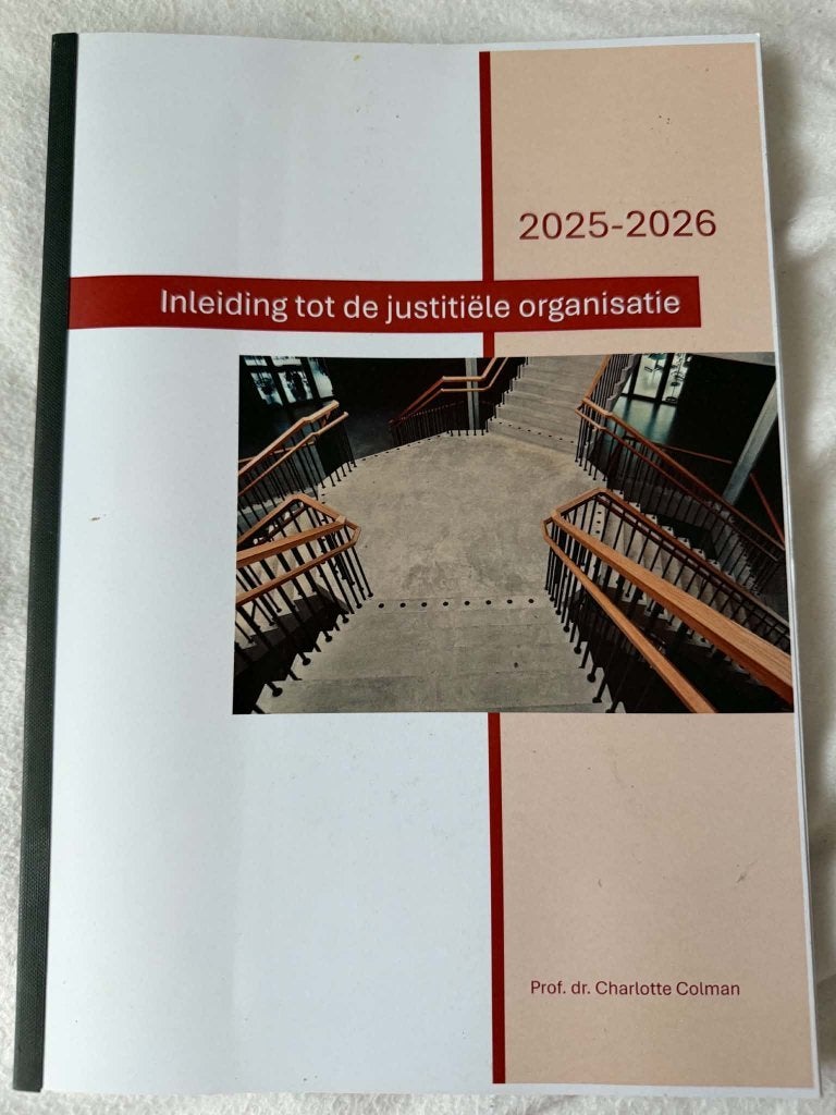 inleiding tot de justiele organisatie, Ophalen of Verzenden, Alpha, Gelezen, Overige niveaus