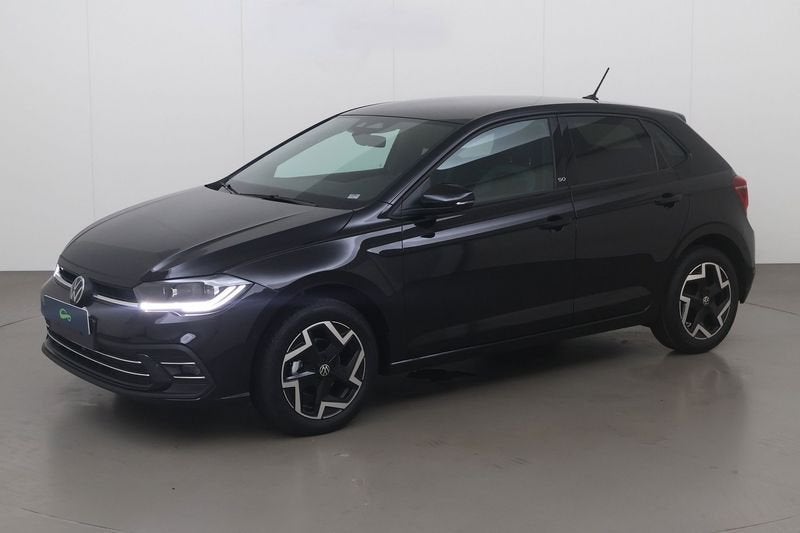 Volkswagen Polo, Auto's, Automaat, Gebruikt, 95 pk, Zwart