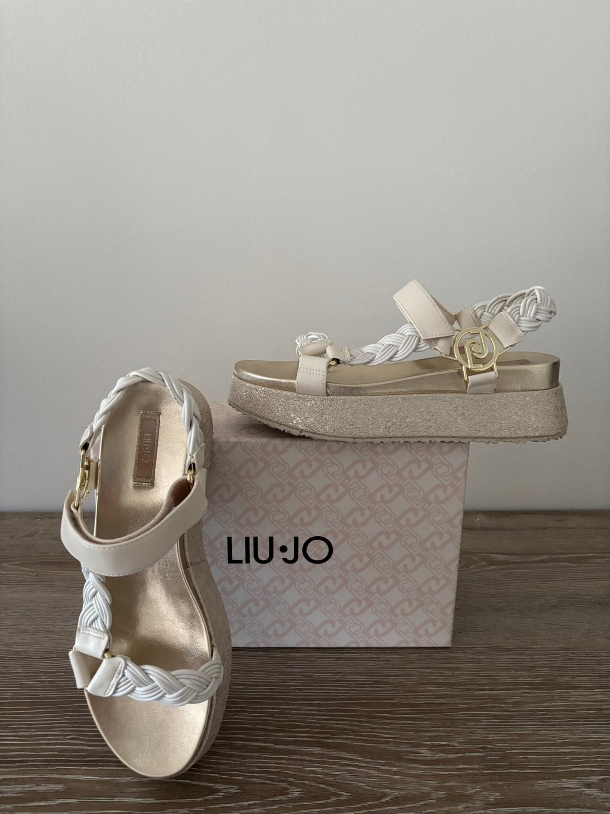 Mt 41 (40) Liu Jo dames sandalen, Enlèvement ou Envoi, Comme neuf, Sandales et Mûles