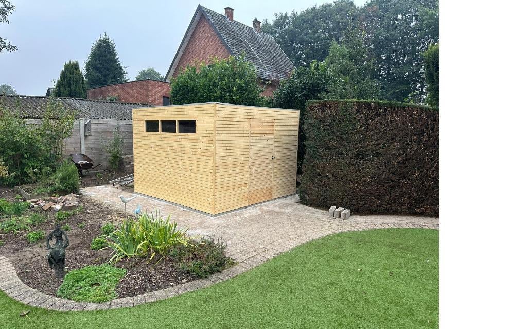 NOUVELLE maison de jardin moderne en bois 7202, Envoi, Neuf