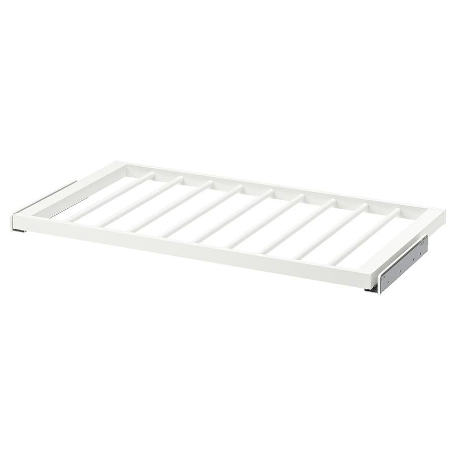 KOMPLEMENT Uittrekbare broekhanger, wit, 100x58 cm, Huis en Inrichting, Ophalen, Gebruikt