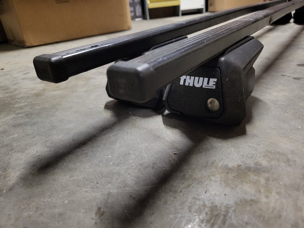Barres de toit Thule Squarebar Rapid 118 cm, Enlèvement, Utilisé