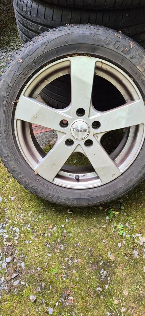 Jante +pneu Goodyear 205/55R16 91H hiver pour VW, Enlèvement, Pneu(s)