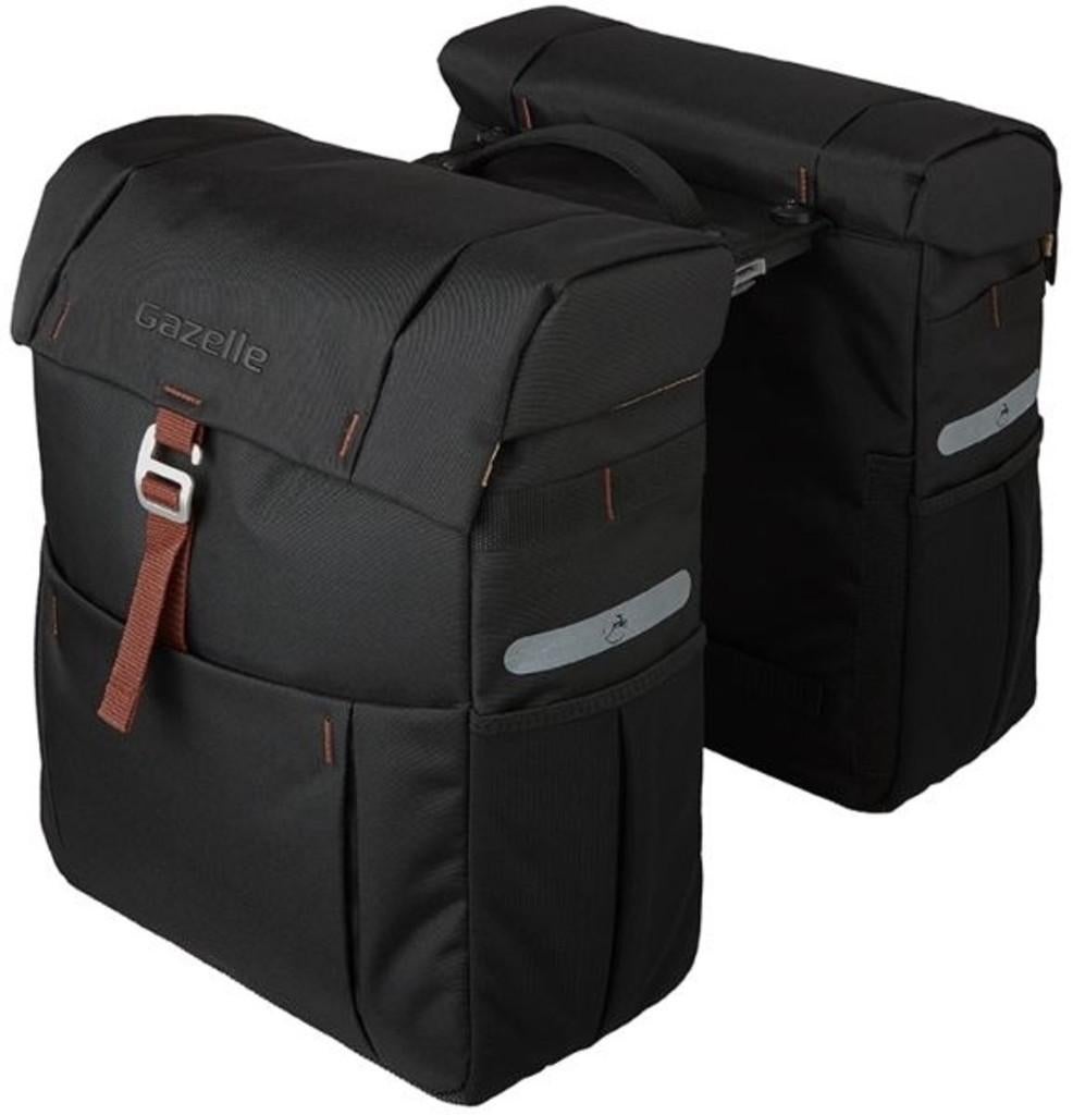 Dubbele fietstas Gazelle met MIK adapter 37 liter, Fietsen en Brommers, Ophalen, Nieuw, Newlooxs
