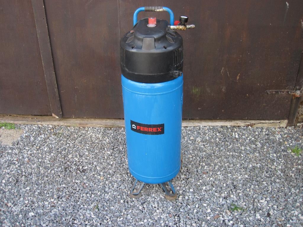 compressor ferrex 50liter, Doe-het-zelf en Bouw, Compressors, Ophalen, Gebruikt, 6 tot 10 bar, 25 tot 100 liter