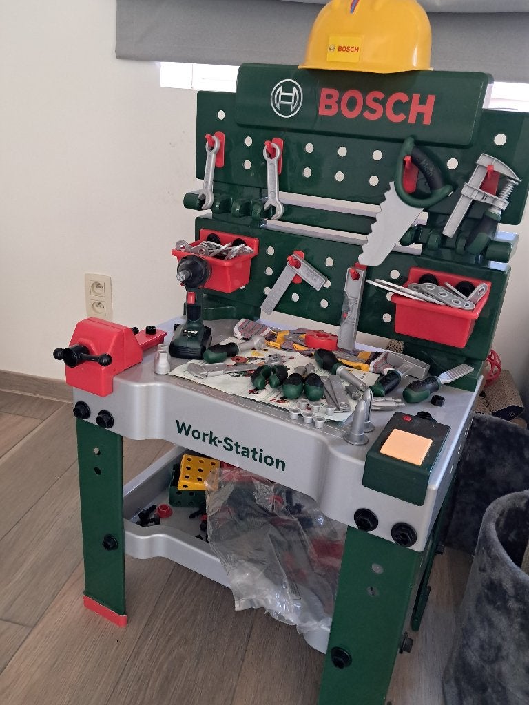 Werkbank Bosch kinderen, Ophalen, Zo goed als nieuw