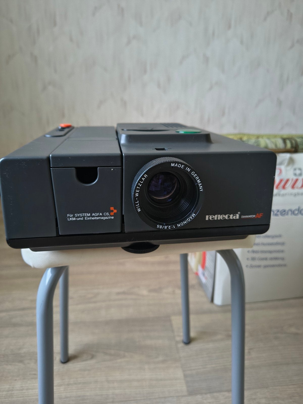diaprojector reflecta agfa, Enlèvement