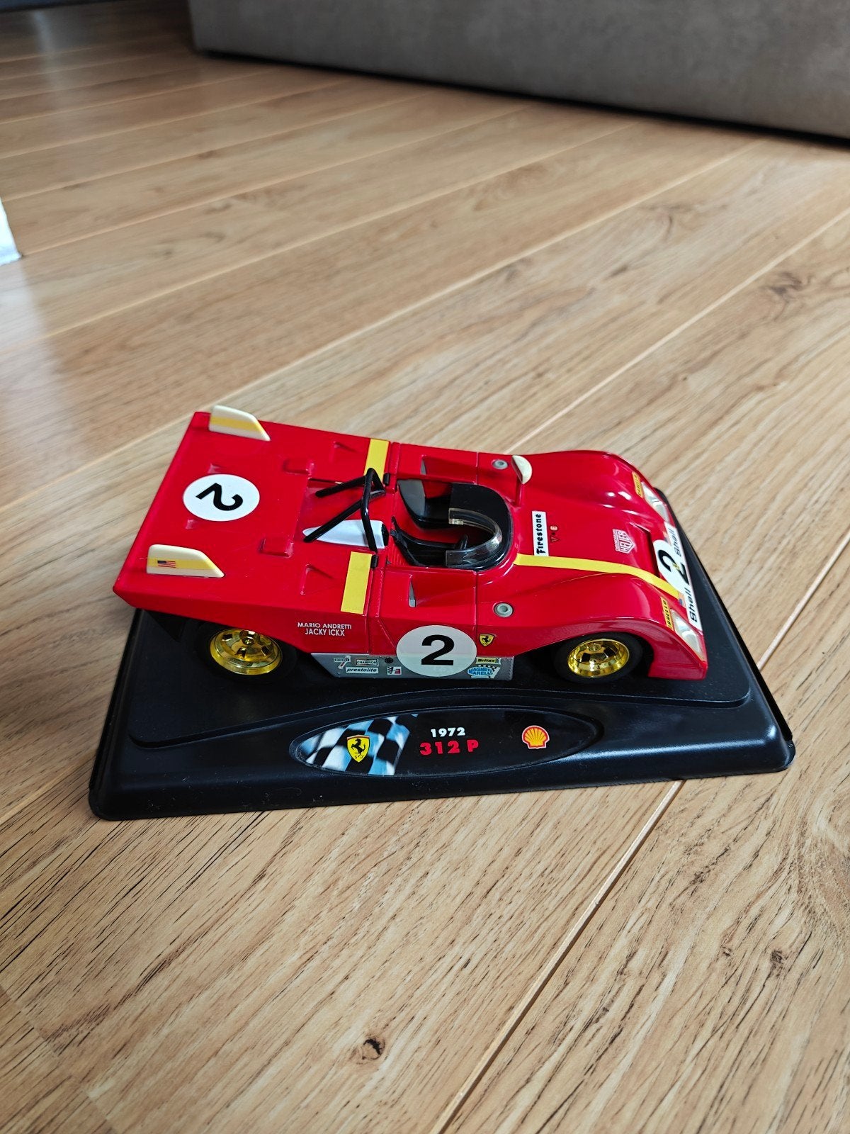 Heel mooie, gedetailleerde modelauto Ferrari 312P 1972, Hobby en Vrije tijd, Ophalen, Gebruikt, Auto