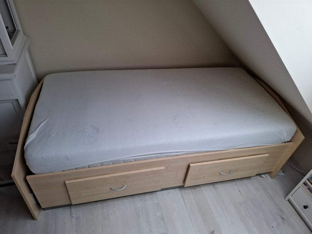 Bed, 100 cm, Une personne, Enlèvement, Utilisé