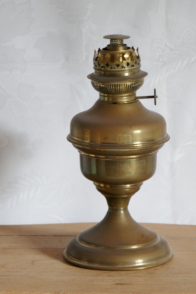 Koperen petroleumlamp, Ophalen, Koper