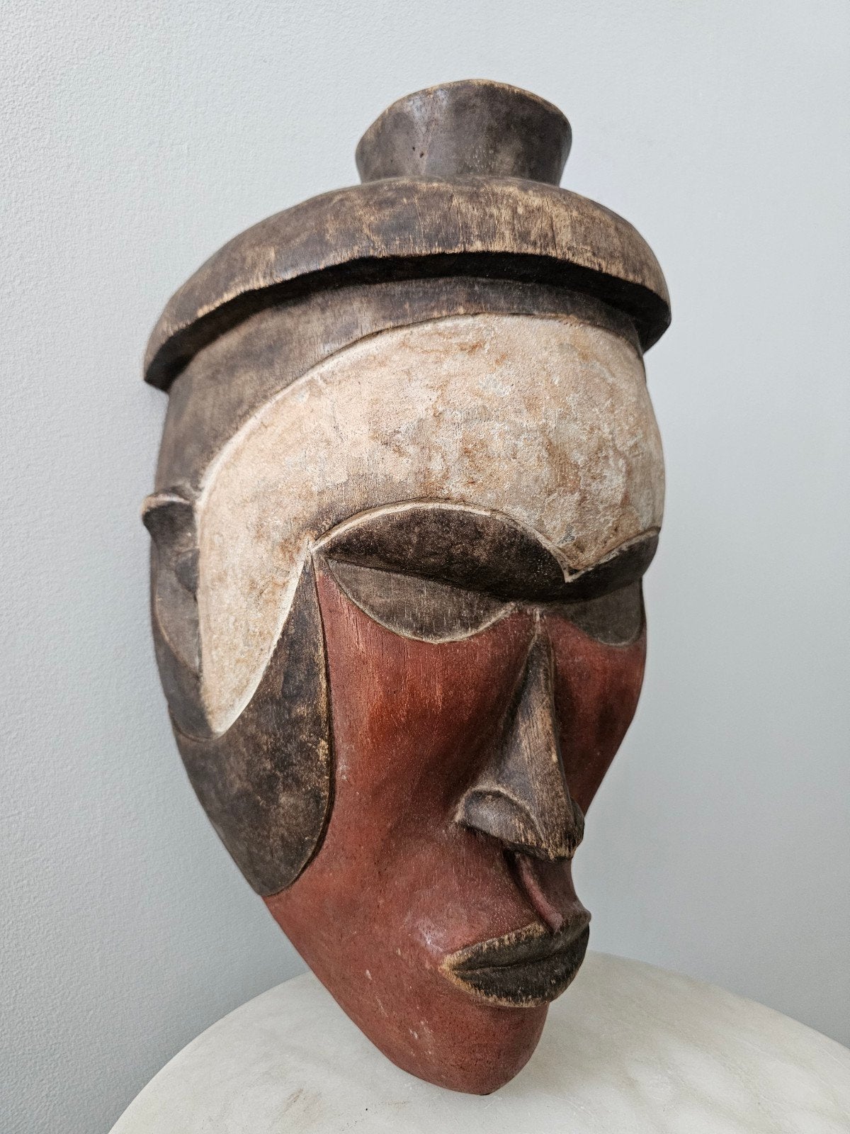 Yombé masker uit Congo. 36cm, Ophalen of Verzenden