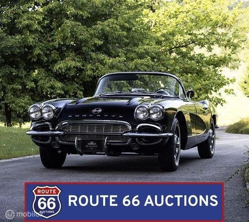 Chevrolet Corvette C1 Cabriolet | 1961 | Route 66 Auctions, Autos, Achat, Entreprise, Chevrolet, Boîte manuelle