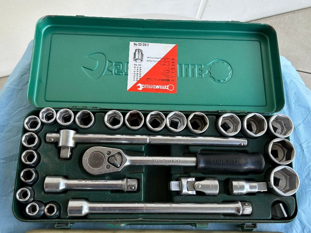 Stahlwille Dopsleutelset N° 52 / 20 / 7, Doe-het-zelf en Bouw, Ophalen, Zo goed als nieuw, Gereedschapsset, Overige merken