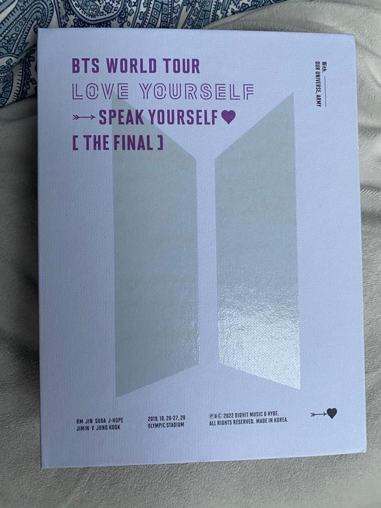 BTS, tour du monde, aime-toi, Enlèvement ou Envoi, Coffret, Comme neuf, À partir de 16 ans