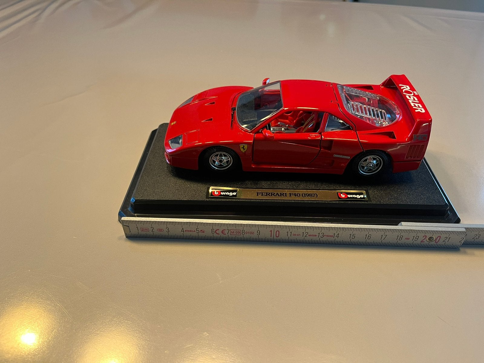Modèle de voiture Ferrari F40 avec boîte, Enlèvement ou Envoi, Neuf, Voiture