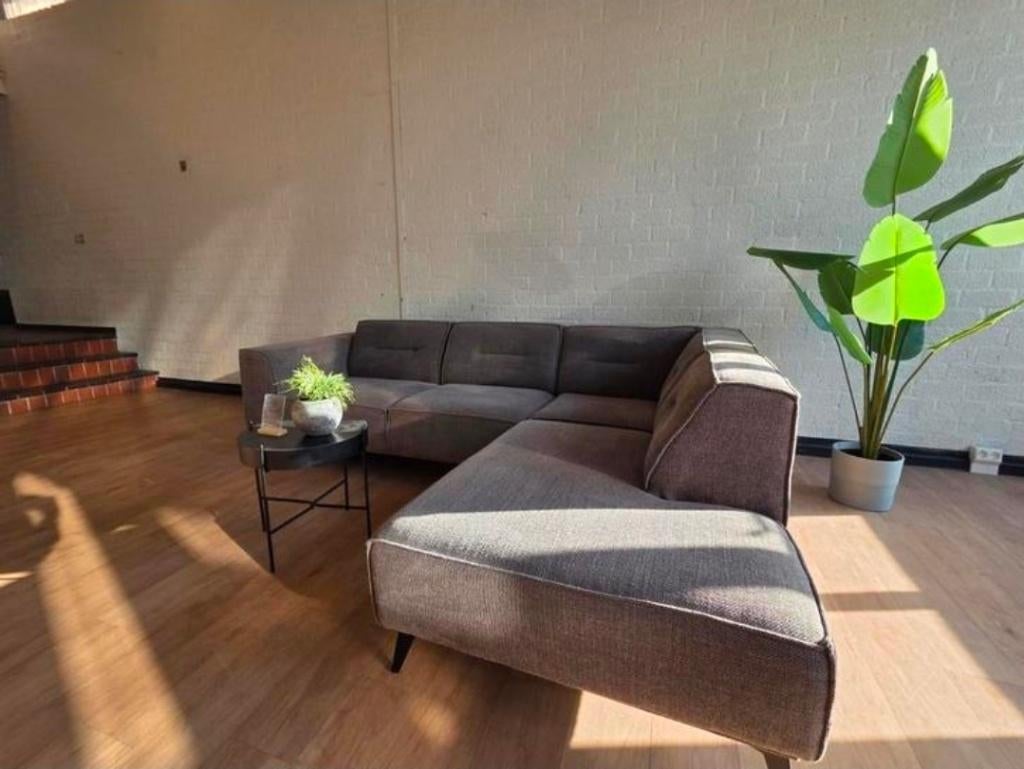 Prachtig Grijze [Merk] Hoekbank ~ SPOTPRIJS, Ophalen of Verzenden, Zo goed als nieuw, Stof, Luxe