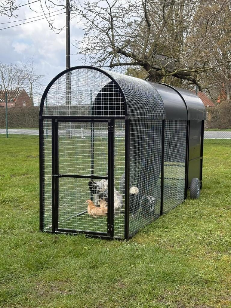 kippenren aluminium zwart large 2 meter, Ophalen