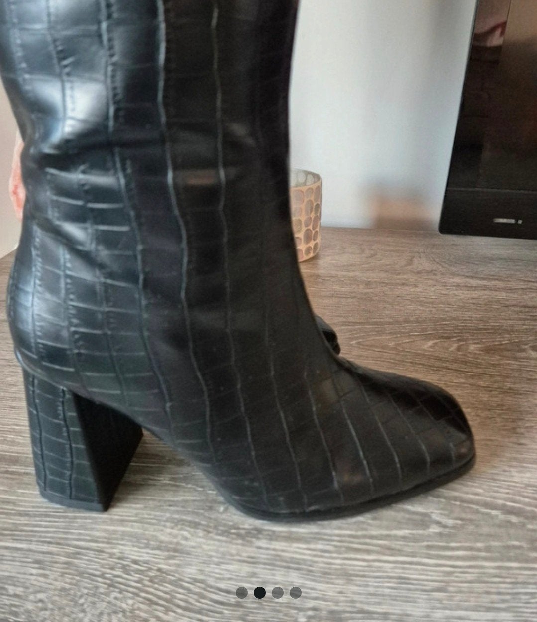 hoge laarzen, Kleding | Dames, Hoge laarzen, Zwart, Ophalen of Verzenden, Zo goed als nieuw