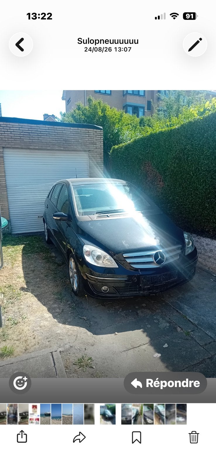 Mercedes classe B 2008  1800cdi, Auto's, 90 kW, 4 cilinders, 5 deurs, Particulier