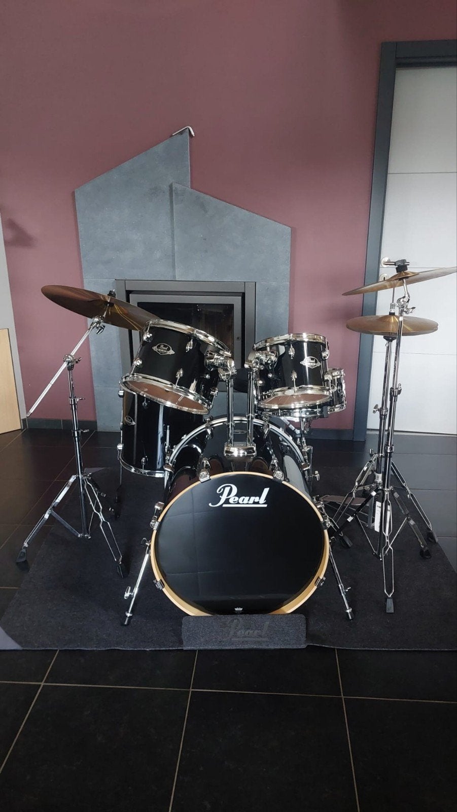 Pearl Export Black / Drumstel uitzonderlijke staat, Musique & Instruments, Batteries & Percussions, Comme neuf, Pearl, Enlèvement