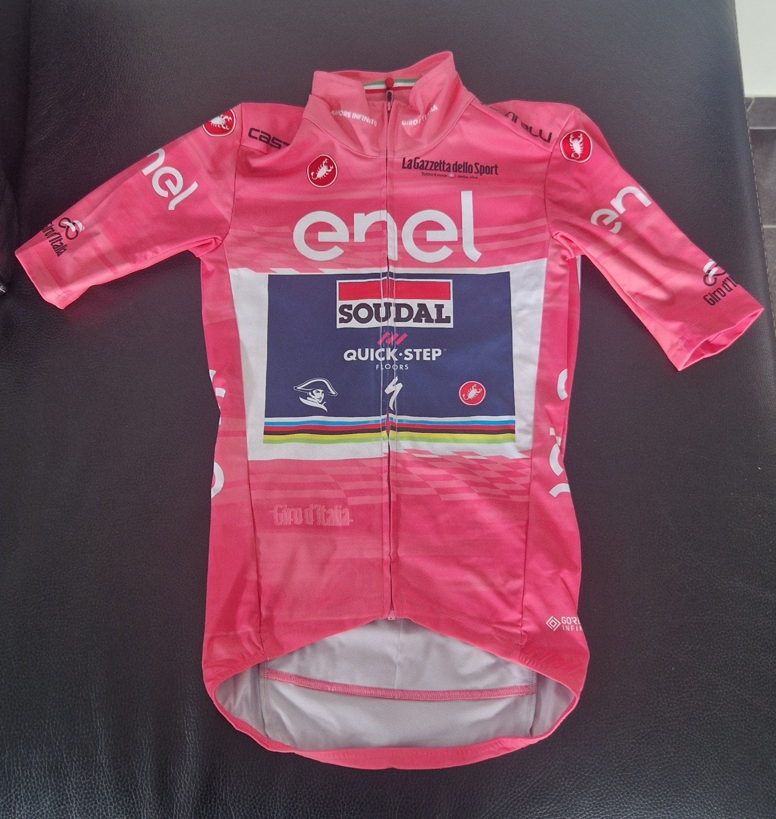 Pull rose Remco Evenepoel Giro 2023, Envoi, Comme neuf, Vêtements