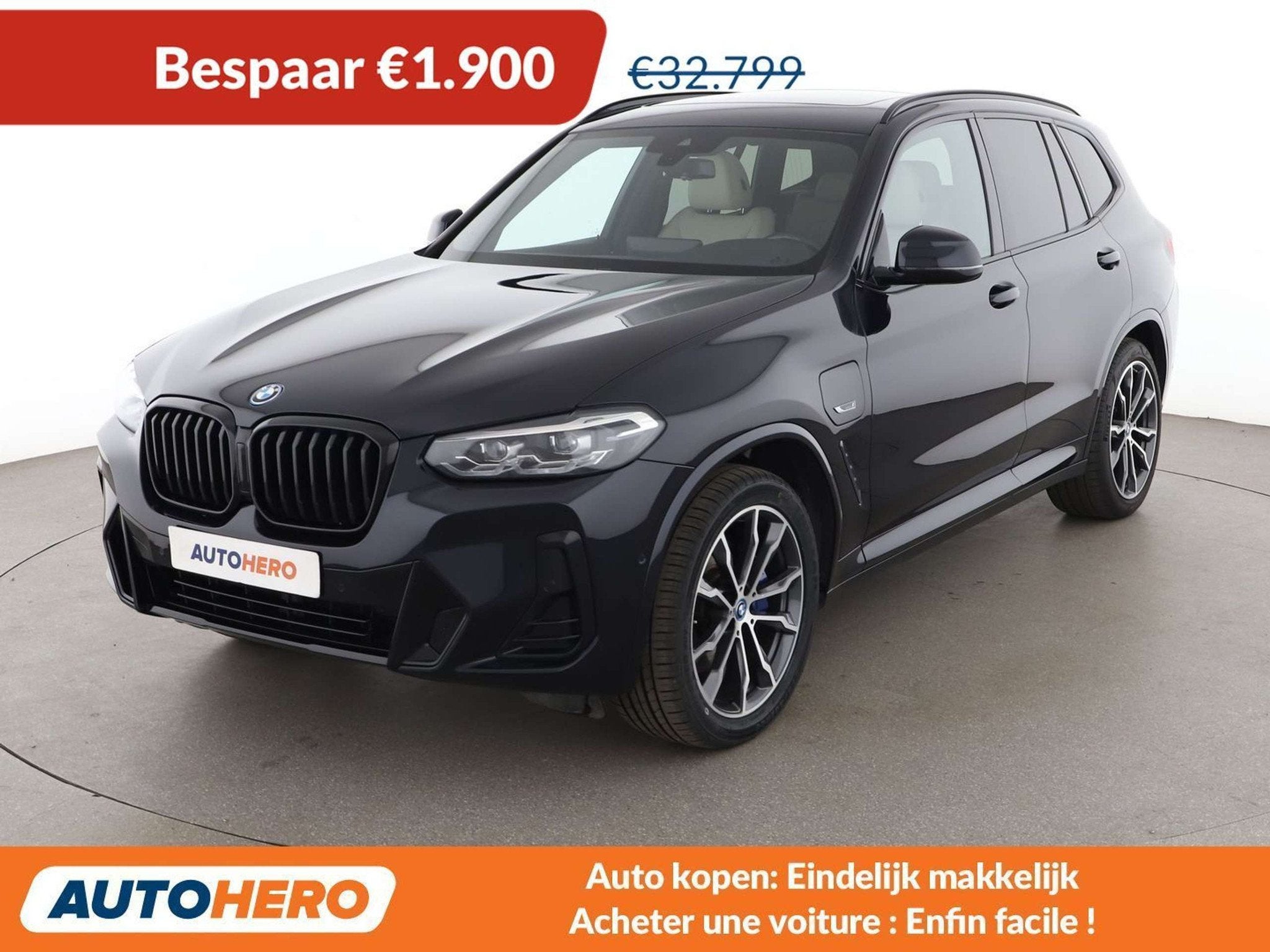 BMW X3 xDrive 30e M Sport (bj 2021, automaat), Automaat, Blauw, Elektrisch, 5 zetels