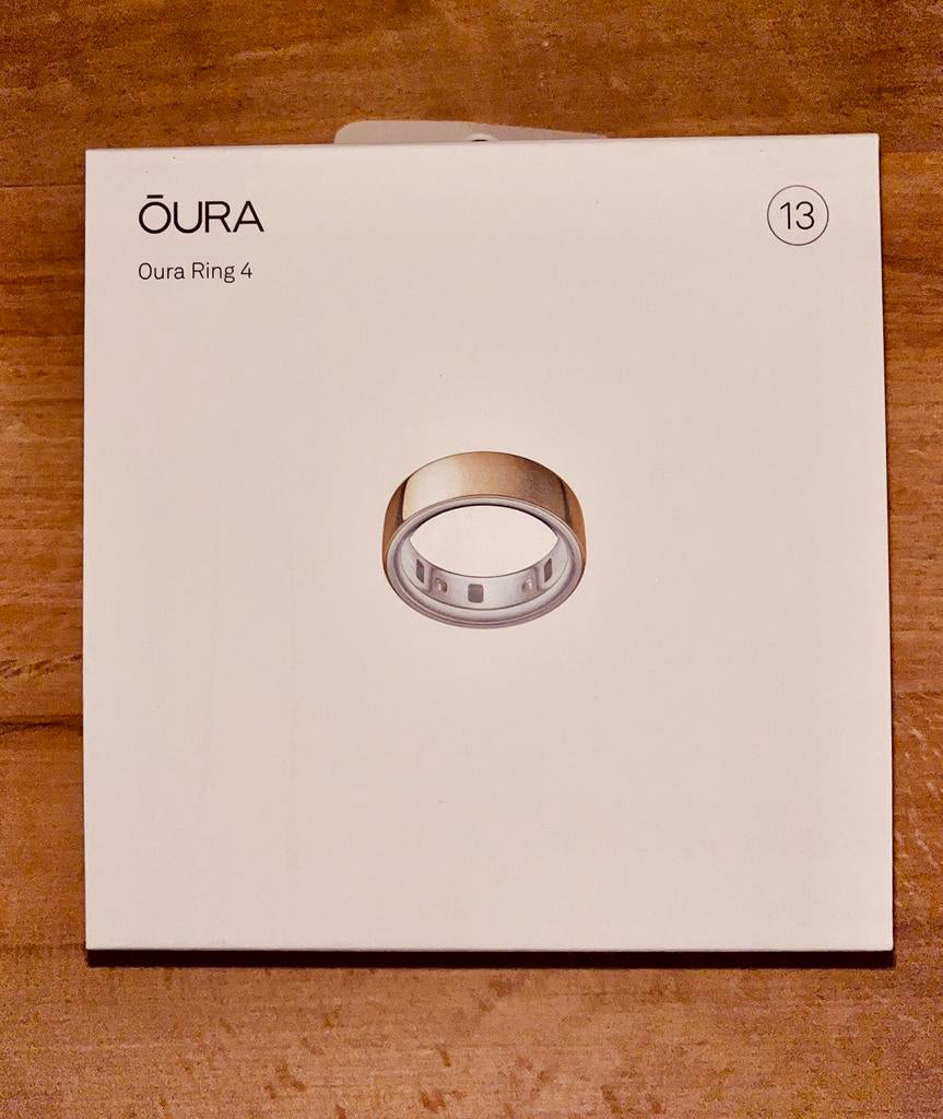 Bague Oura 4 - Dorée - Taille 13 (neuf, non ouvert), Enlèvement, Neuf, Soins du corps