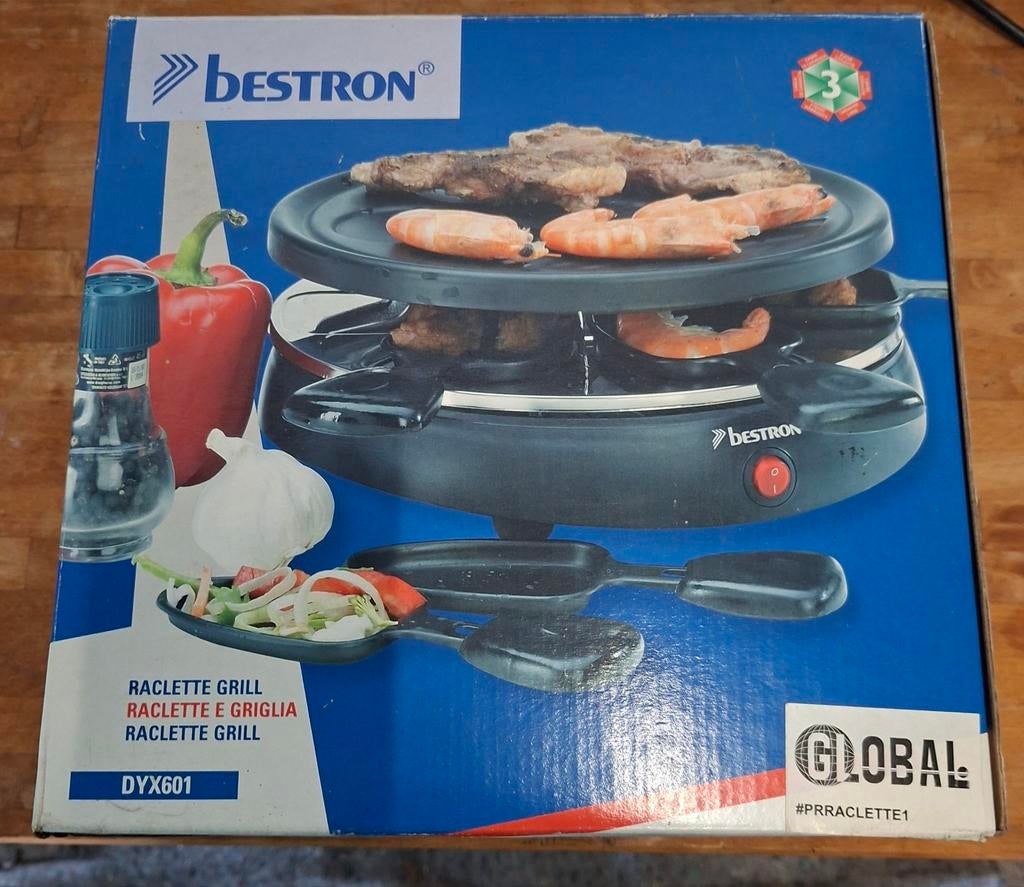 Bestron raclette-grill, Enlèvement ou Envoi, Neuf, Moins de 4 personnes