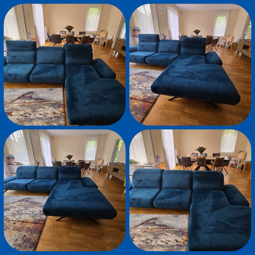 canapé de haute qualité presque neuf, Tissus, Quatre personnes ou plus, Enlèvement, Angle sofa - Xooon- PAXOS - 3 seats + longchair right