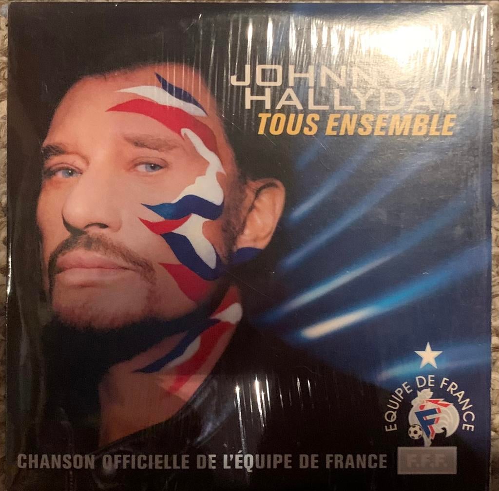 Johnny Hallyday single Tous ensemble Coupe du monde 2002, CD & DVD