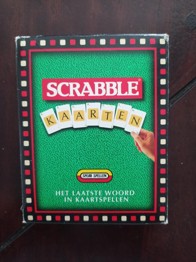 Scrabble kaarten, Drie of vier spelers, Ophalen, Zo goed als nieuw