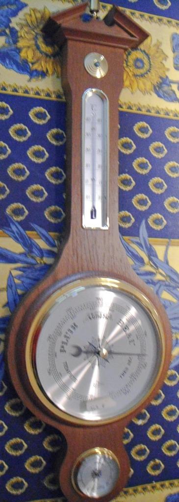 Station météo Thermo/Baro/Hygromètre BARIGO, 50 X 17 cm, Ophalen of Verzenden, Nieuw, Weerstation