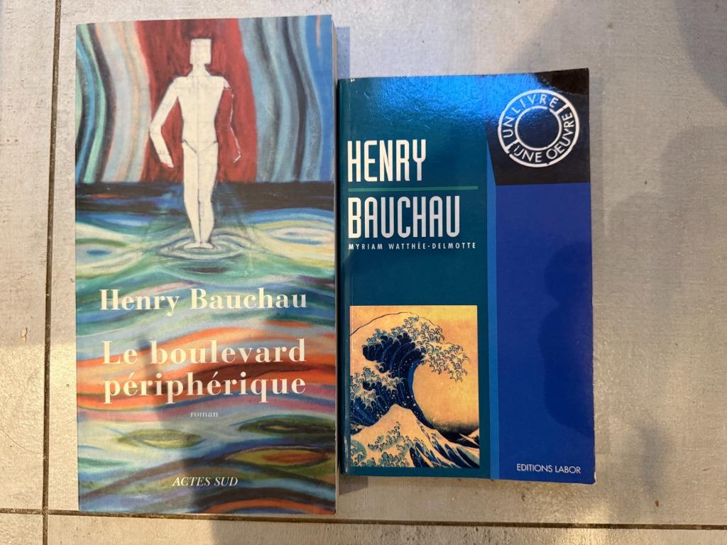 Henry Bauchau - Le boulevard périphérique + autre livre, Envoi, BAUCHAU