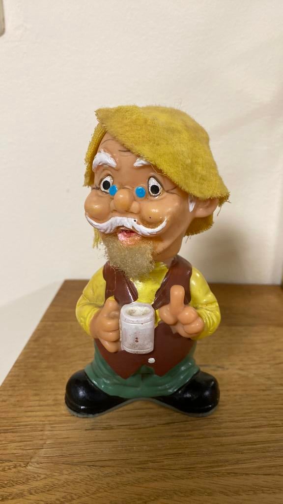 Oude mechanische, opwindbare Gepetto (Pinocchio), Antiek en Kunst, Ophalen of Verzenden