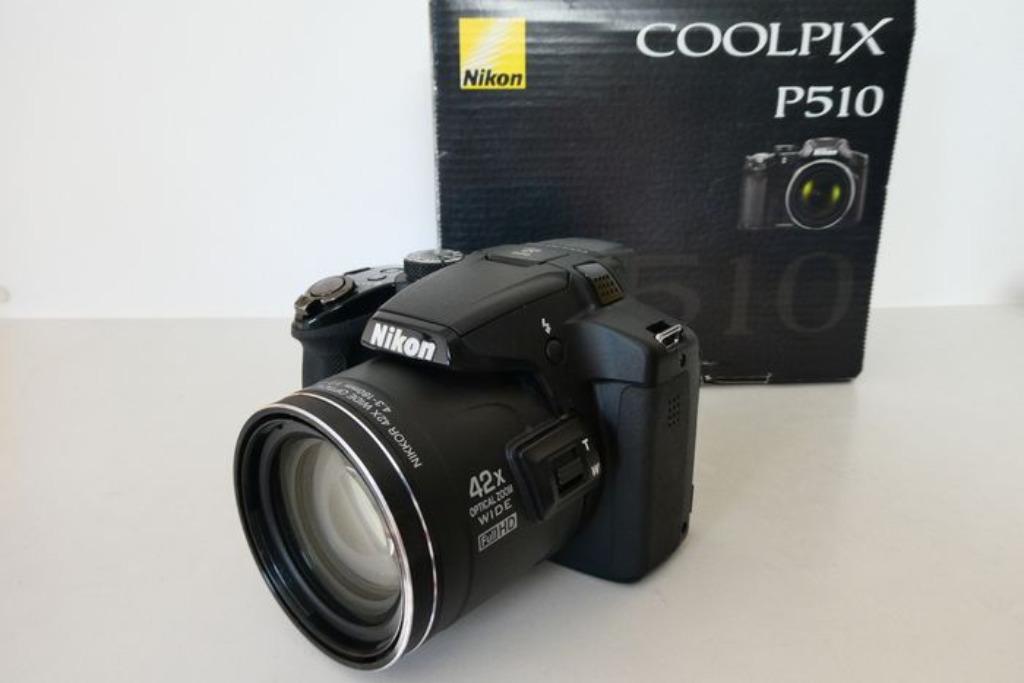 Nikon P510 met Nikon 24-1000mm AF VR objectief (42x), Audio, Tv en Foto, Spiegelreflex, Ophalen of Verzenden, Zo goed als nieuw