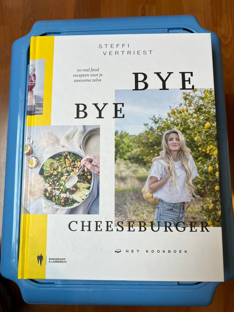 Bye bye cheeseburger, het kookboek van Steffi Vertriest, Boeken, Ophalen, Zo goed als nieuw
