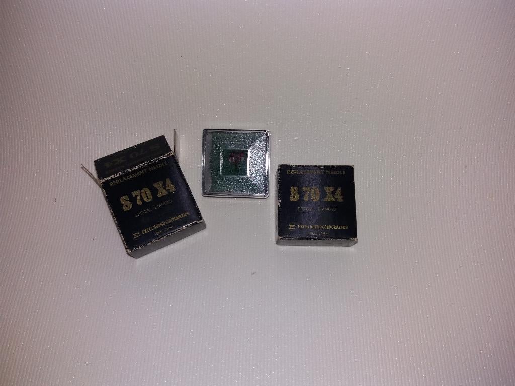 STYLUS EXCEL SHIBATA S70 X4 - N.O.S., Enlèvement ou Envoi, Neuf, Pièce tourne-disques, Autres marques