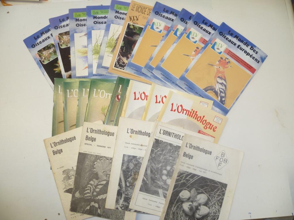 24 revues ornithologiques, Livres, Enlèvement, Oiseaux