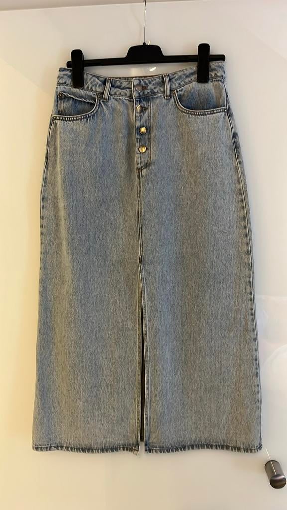 Lange jeansrok m38, Ophalen of Verzenden, Zo goed als nieuw