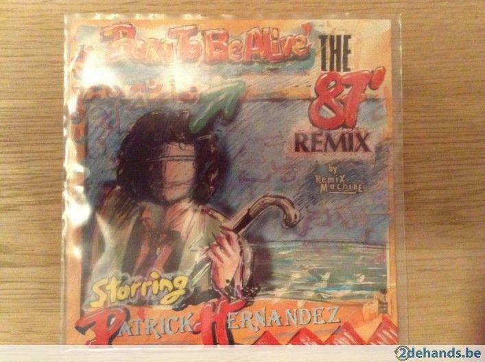 single remix machine starring patrick hernandez, Cd's en Dvd's