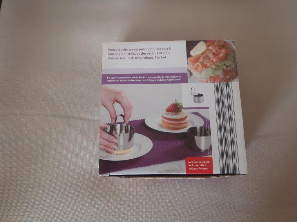 set de moules à entrées et desserts, Maison & Meubles, Cuisine | Vaisselle, Neuf, Autres types, Enlèvement ou Envoi