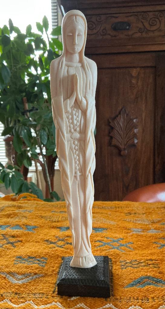 art deco Madonna beeld 1930, Antiek en Kunst, Kunst | Beelden en Houtsnijwerken, Ophalen of Verzenden