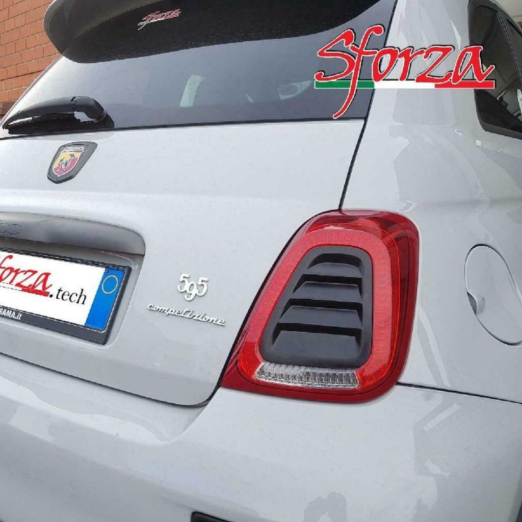 Insères de feux arrière Sforza avec ailettes pour Abarth 595, Neuf, Haillon arrière, Arrière, Enlèvement ou Envoi