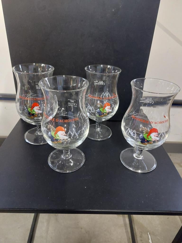 Verres à bière La Chouffe, Collections, Enlèvement ou Envoi, Neuf, Verre à bière