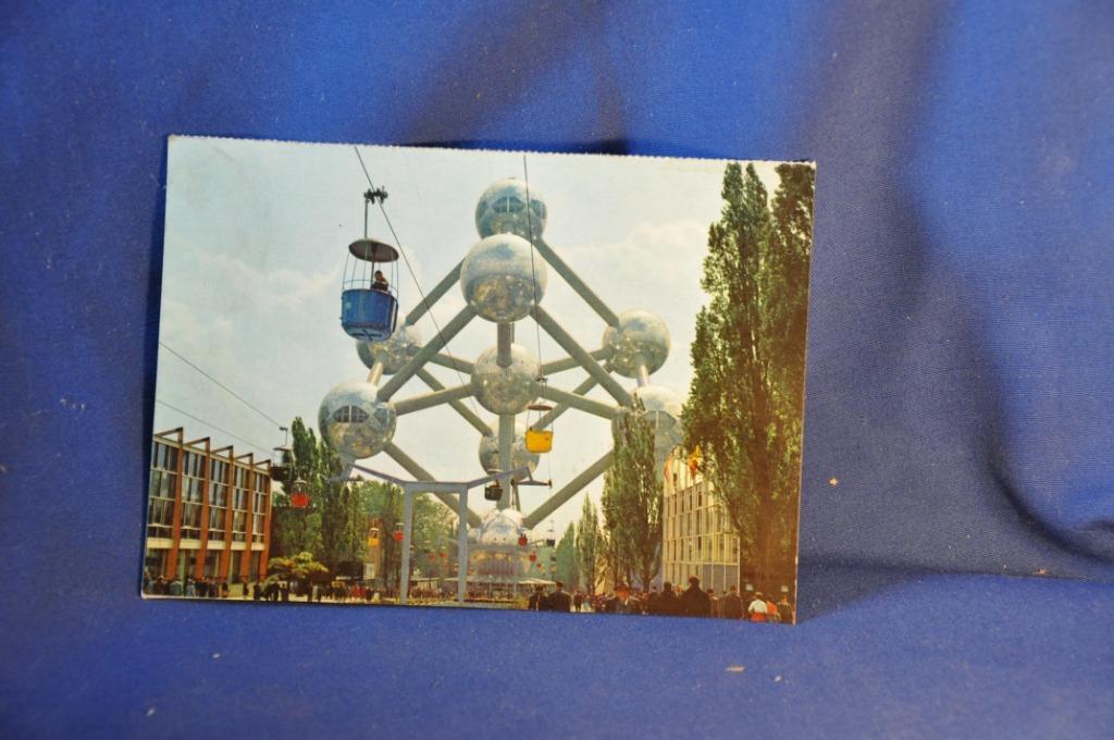 §(d)  carte postale expo 58 l'atomium (53), Enlèvement ou Envoi, 1940 à 1960, Non affranchie, Bâtiment