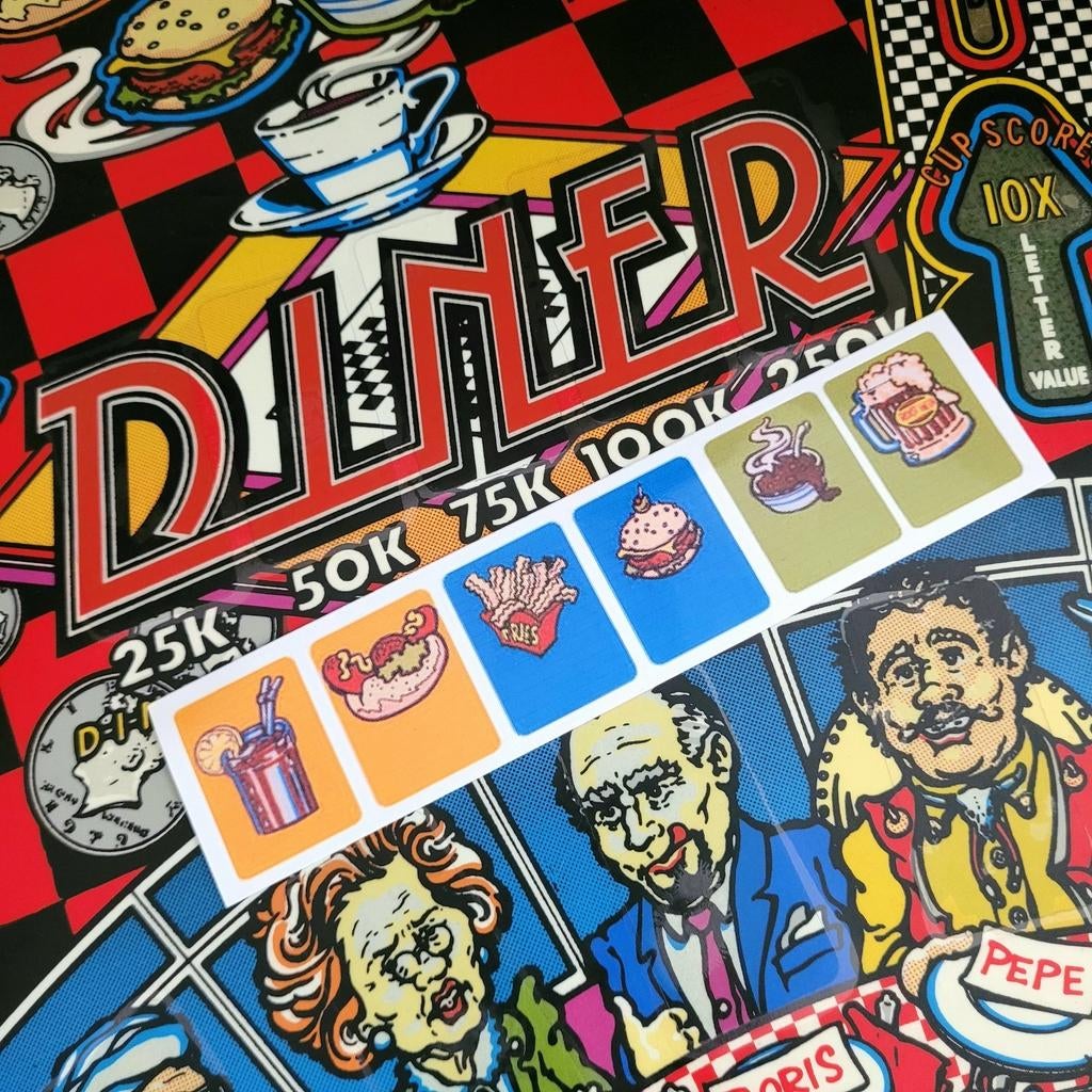 Autocollants cibles Diner Williams, Enlèvement ou Envoi, Neuf, Williams