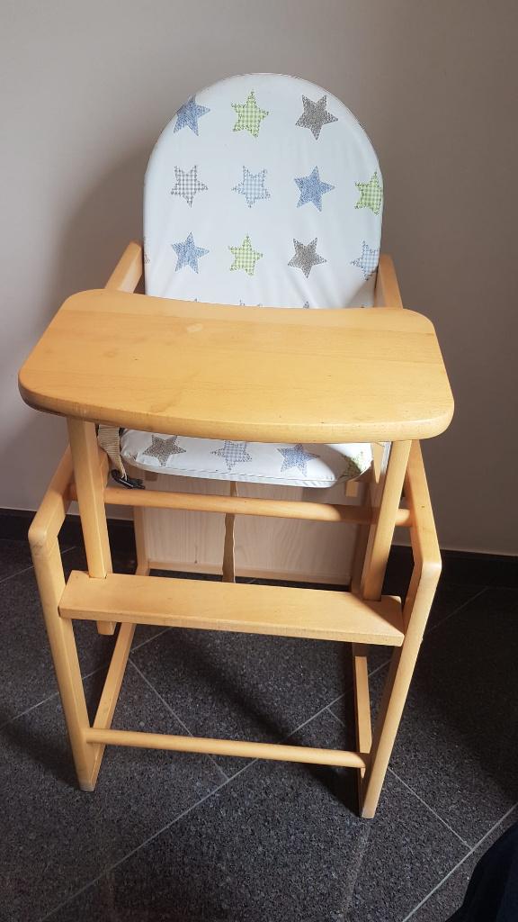 LUXE HOUTEN STOEL VOOR KINDEREN, Kinderen en Baby's, Kinderstoelen, Ophalen, Zo goed als nieuw, Meegroeistoel, Gordel(s)