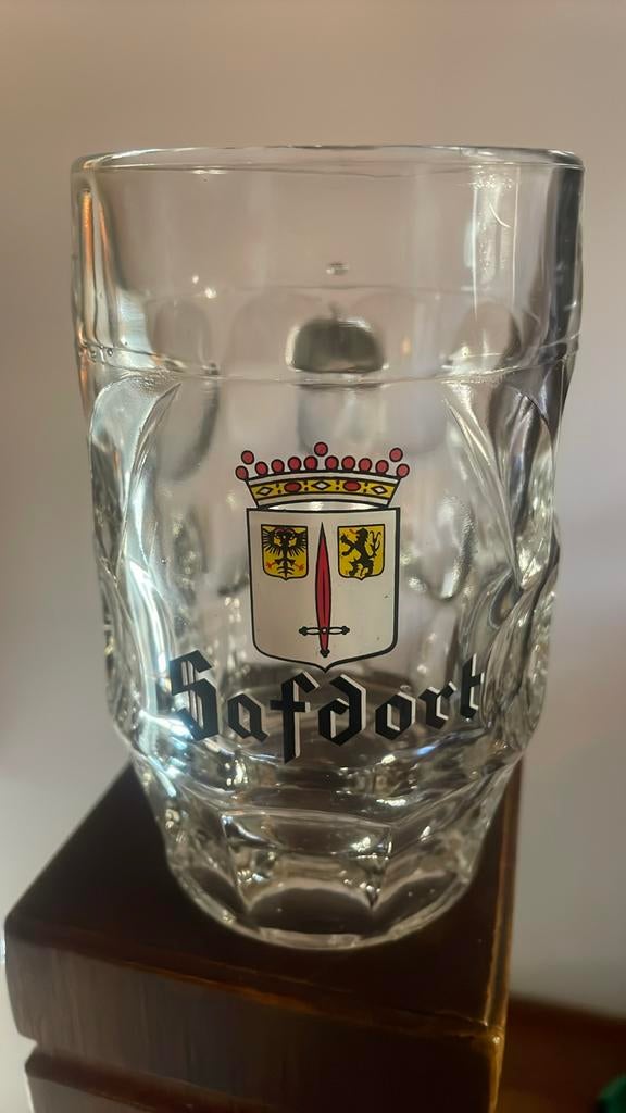 Safdort De Gheest Aalst bierpot, Verzamelen, Biermerken, Ophalen of Verzenden, Nieuw, Glas of Glazen