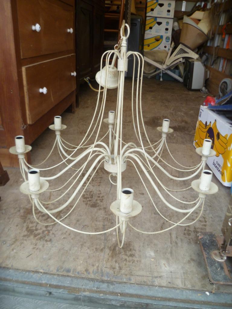 METALEN GR. LUSTER, Antiek en Kunst, Ophalen