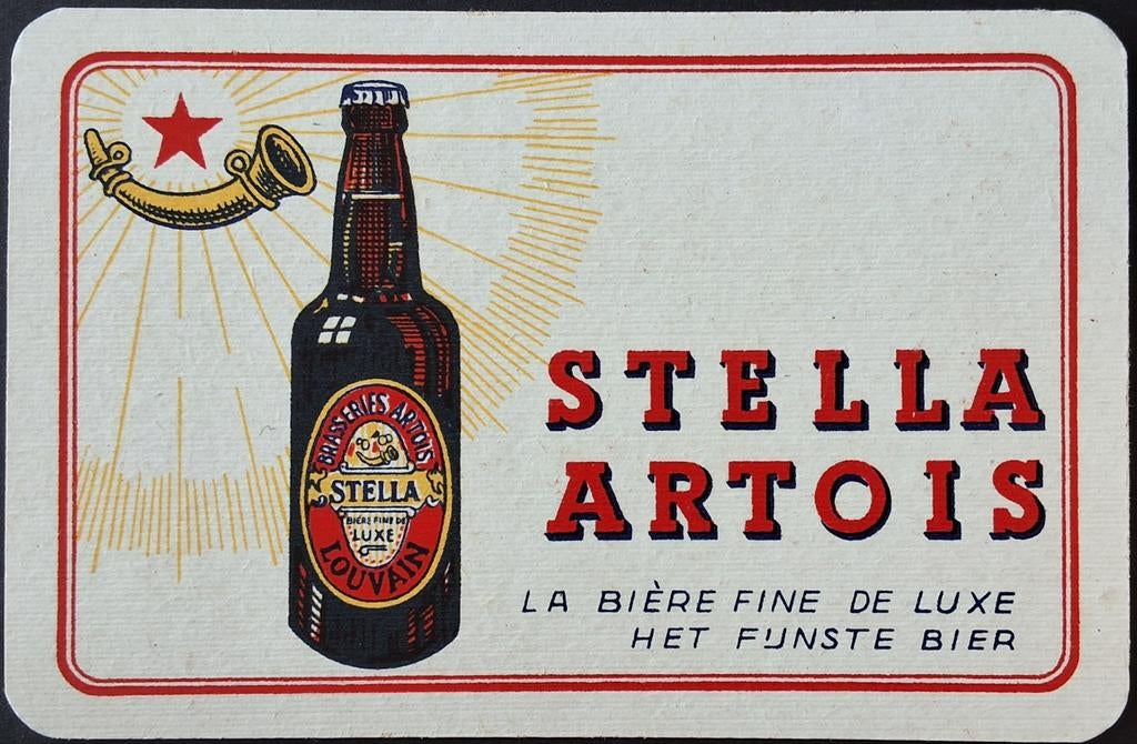 1 Speelkaart  Stella Artois, Verzamelen, Ophalen of Verzenden